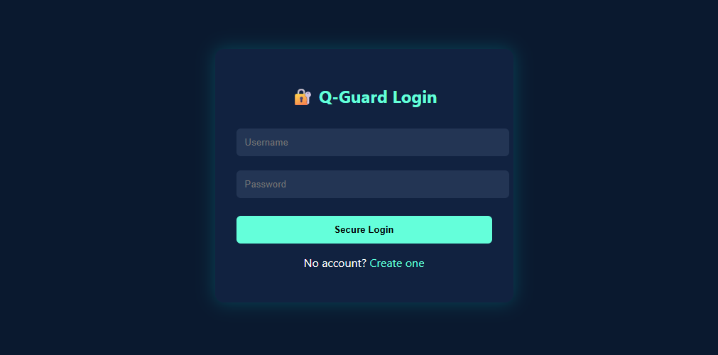 Q-Guard secure data sharing project preview